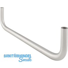 Garderobenh�ngeb�gel Nora U-Form, Lochabstand 240 mm, Breite 252, Edelstahl geb.