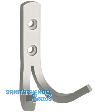 Mantelhaken Cygni Breite 55 mm, H�he 79 mm, Aluminium natur eloxiert