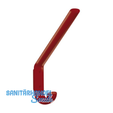 Huthaken HEWI 477.90.070 Breite 22 mm, H�he 163 mm, Polyamid rubinrot gl�nzend