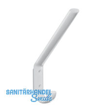 Huthaken HEWI 477.90.070, Breite 22 mm, H�he 163 mm, Polyamid lichtgrau gl�nzend