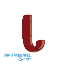 Mantelhaken HEWI 477.90.060 H�he 72 mm, Polyamid rubinrot gl�nzend