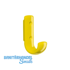 Mantelhaken HEWI 477.90.060 H�he 72 mm, Polyamid senfgelb gl�nzend