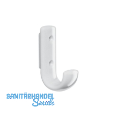 Mantelhaken HEWI 477.90.060 H�he 72 mm, Polyamid lichtgrau gl�nzend