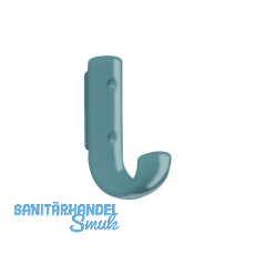 Mantelhaken HEWI 477.90.060 H�he 72 mm, Polyamid aquablau gl�nzend