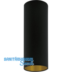 EGLO Schirm Pasteri Pro � 120 H 250 mm Textil schwarz/gold