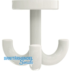 Dreifach-Drehhaken HEWI 477.90.050 Höhe 70 mm, Polyamid reinweiß glänzend Dreifach-Drehhaken HEWI 477.90.050 Höhe 70 mm, Polyamid reinweiß glänzend