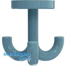 Dreifach-Drehhaken HEWI 477.90.050 H�he 70mm,Polyamid aquablau gl�nzend