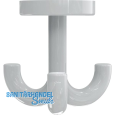 Dreifach-Drehhaken HEWI 477.90.050 H�he 70 mm, Polyamid lichtgrau gl�nzend
