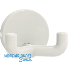 Mantelhaken HEWI 477.90.025 H�he 50 mm, Polyamid reinwei� gl�nzend