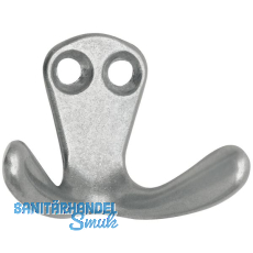 Doppelhaken Hapi Breite 44 mm, H�he 33 mm, Aluminium poliert