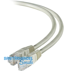 Patchkabel RJ45 CAT6, grau 5,0m