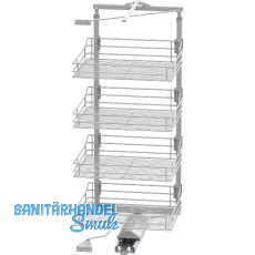 VS TAL Gate Hochschrankauszug Set Classic 1200 - 1450 mm KB 600 mm Silber