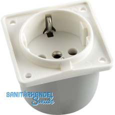 BERKER Integro Steckdose polarweiß konfektioniert ohne Rahmen BERKER Integro Steckdose polarweiß konfektioniert ohne Rahmen