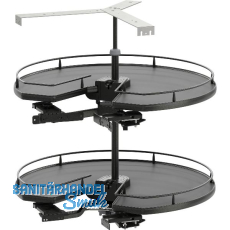 VS COR Spin Eckschrank-Drehboden KB 800 mm Lava VS COR Spin Eckschrank-Drehboden KB 800 mm Lava