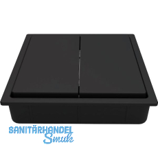 SIRO PushPower Einbauschalter 55 4-fach schwarz SIRO PushPower Einbauschalter 55 4-fach schwarz