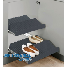 PEKA Schuhablage-Vollauszug KB 600 mm Kunststoff/Stahlblech anthrazit PEKA Schuhablage-Vollauszug KB 600 mm Kunststoff/Stahlblech anthrazit