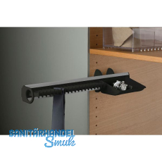 SERVETTO Self System Krawattenhalter Modell B Aluminium/Kunststoff schwarz SERVETTO Self System Krawattenhalter Modell B Aluminium/Kunststoff schwarz