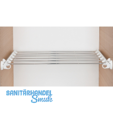 SERVETTO Self System Hosenauszug Twin Aluminium/weiß SERVETTO Self System Hosenauszug Twin Aluminium/weiß