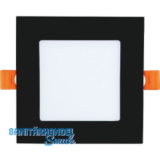 MCLED Einbauleuchte ToroS 9W 3000K 120x120mm schwarz