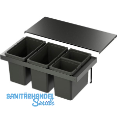 VS ENVI Flex Abfalltrennsystem KB 900 mm 2 x 22/2 x 10 Liter Lava VS ENVI Flex Abfalltrennsystem KB 900 mm 2 x 22/2 x 10 Liter Lava