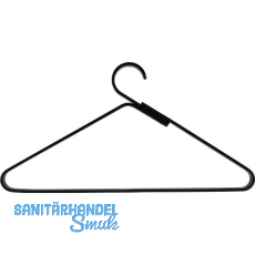 Kleiderb�gel Ponos mit Hosensteg, Aluminium schwarz