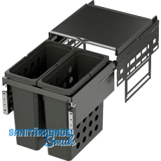 VS WASH Einbau-Wäschesammler Space Pro KB 450 mm Lava VS WASH Einbau-Wäschesammler Space Pro KB 450 mm Lava