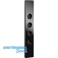 WIPO Steckdosenelement Power Eck-G Slim 4 Schuko schwarz WIPO Steckdosenelement Power Eck-G Slim 4 Schuko schwarz