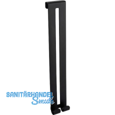 Duschwandhaken Heros 2 Haken, H�he 208 mm, schwarz matt