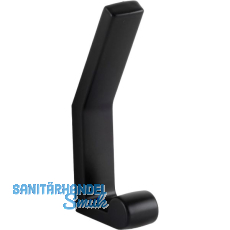 Mantelhaken Encho Breite 16 mm, H�he 94 mm, Zinkdruckguss schwarz matt