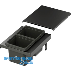 VS ENVI Flex XS-216 Abfalltrennsystem KB 400 mm 2 x 6 Liter Lava VS ENVI Flex XS-216 Abfalltrennsystem KB 400 mm 2 x 6 Liter Lava