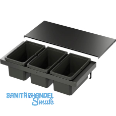 VS ENVI Flex XS-216 Abfalltrennsystem KB 900 mm 3 x 13 Liter Lava