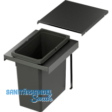 VS ENVI Flex Pro Abfalltrennsystem KB 400 mm 1 x 28 Liter Lava VS ENVI Flex Pro Abfalltrennsystem KB 400 mm 1 x 28 Liter Lava