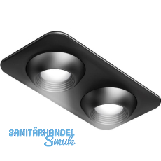 ITAL PEK Einbauleuchte Focus2 Square schwarz