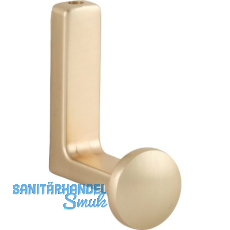 Mantelhaken Eryx Breite 25 mm, H�he 62 mm, Zinkdruckguss messing matt