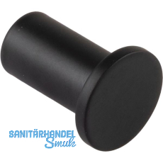 Mantelhaken Erato 22 mm, T 29 mm, Messing schwarz matt Mantelhaken Erato 22 mm, T 29 mm, Messing schwarz matt