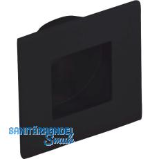 Muschelgriff Eros Breite 30 mm, Einlass � 23 mm, Edelstahl schwarz matt