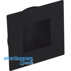 Muschelgriff Eros Breite 50 mm, Einlass � 40 mm, Edelstahl schwarz matt