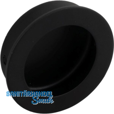 Muschelgriff Edana II ø 40 mm, Einlass ø 35 mm, Edelstahl schwarz matt Muschelgriff Edana II ø 40 mm, Einlass ø 35 mm, Edelstahl schwarz matt