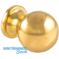 Knopf Isse � 20 mm, Tiefe 26 mm, Messing poliert