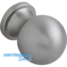 Knopf Isse � 20 mm, Tiefe 26 mm, Messing Edelstahl Effekt