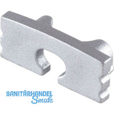 BILTON Endkappe BLine-S ON mit Bohrung, alufarbig BILTON Endkappe BLine-S ON mit Bohrung, alufarbig