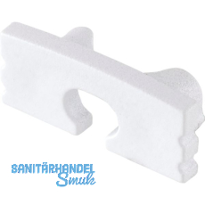 BILTON Endkappe BLine-S ON mit Bohrung, weiß BILTON Endkappe BLine-S ON mit Bohrung, weiß