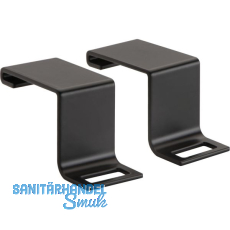 DOMUS LINE SYSTEMA Haken 2er Set schwarz DOMUS LINE SYSTEMA Haken 2er Set schwarz