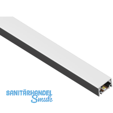 L&S Aufbauleuchte Moove1 DualColor auf Maß geschnitten schwarz L&S Aufbauleuchte Moove1 DualColor auf Maß geschnitten schwarz