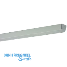 L&S Leuchte Lugano Touch neutralwei�, 1200mm, alufarbig