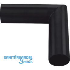 Bar-Reling Eckverbinder 90 Grad, für Rohr-ø 38 mm, Stahl, Schwarz beschichtet Bar-Reling Eckverbinder 90 Grad, für Rohr-ø 38 mm, Stahl, Schwarz beschichtet