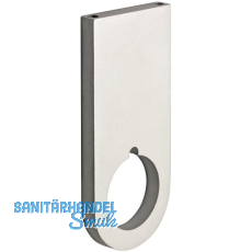 CINETTO Schrankrohrlager Mittelst�ck zu Schrankrohr rund, Aluminium silberfarbig