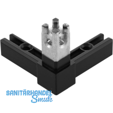 ALUMIS Smartcube Eckknoten 3s Zamak schwarz ALUMIS Smartcube Eckknoten 3s Zamak schwarz