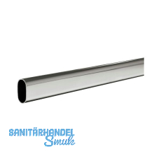 Schrankrohr oval 1000 mm St�rke 0,8 mm Stahl verchromt