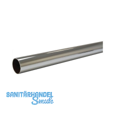 Schrankrohr SR rund 25 x 2000 mm Stahl verchromt